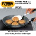 HAWKINS Futura Hard Anodized Frying Pan 25cm Dia., 4.06mm Thick with lid (Hard Anodised, Induction Bottom)