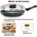 HAWKINS Futura Hard Anodized Frying Pan 25cm Dia., 4.06mm Thick with lid (Hard Anodised, Induction Bottom)