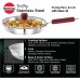 HAWKINS TriPly Fry Pan 22 cm diameter with Glass Lid 1.4 L capacity (Induction Bottom)