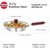 HAWKINS TriPly Fry Pan 22 cm diameter with Glass Lid 1.4 L capacity (Induction Bottom)