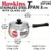 HAWKINS Tpan 2 L (8 Cups) Sauce Pan 18 cm diameter with Glass Lid (Stainless Steel, Induction Bottom) (SST20G)