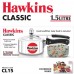 Hawkins Classic Pressure Cooker, 1.5 Litre, Silver (CL15)