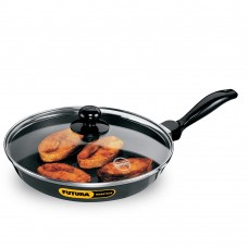 HAWKINS Futura Non-Stick Fry Pan 26 cm diameter, 3.25mm Thick with Glass Lid (NF26G)