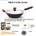 HAWKINS Futura Non-Stick Stir Fry 3 L Capacity Induction Base Wok Pan with Lid (INW30S)
