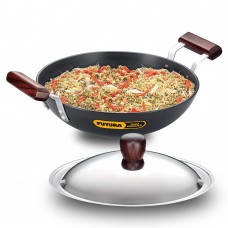 Details about   Futura Hard Anodised 25 cm 4.06 mm Frying Pan Induction Base IAF25 