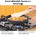 HAWKINS Futura Non-Stick 4 L capacity Kadhai with Lid (NK40S)