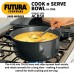 HAWKINS Futura Hard Anodised 5 L capacity Cook-n-Serve Bowl with Lid (ACB50)