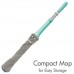 Livronic Spotzero Twist and Squeeze Microfiber Premium Mop Dust Mop (Green, Grey)
