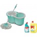 Spotzero by Milton Smart Spin Mop Cleaning Set-(Toilet Cleaner 1x 500 ml, Floor Cleaner 1x 1 Lit.) Mop Set