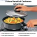  HAWKINS Futura 3.25 Litre Non-Stick Curry Pan / Frying Pan with Glass (NCP325G)